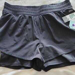 DSG Black Athletic Shorts Lightweight Breathable